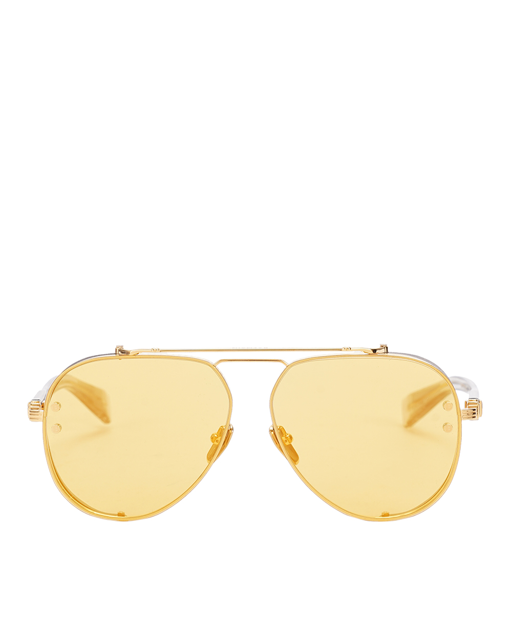 Солнцезащитные очки Capitaine Balmain BPS-125D-62, желтый цвет • Купить в интернет-магазине Kameron