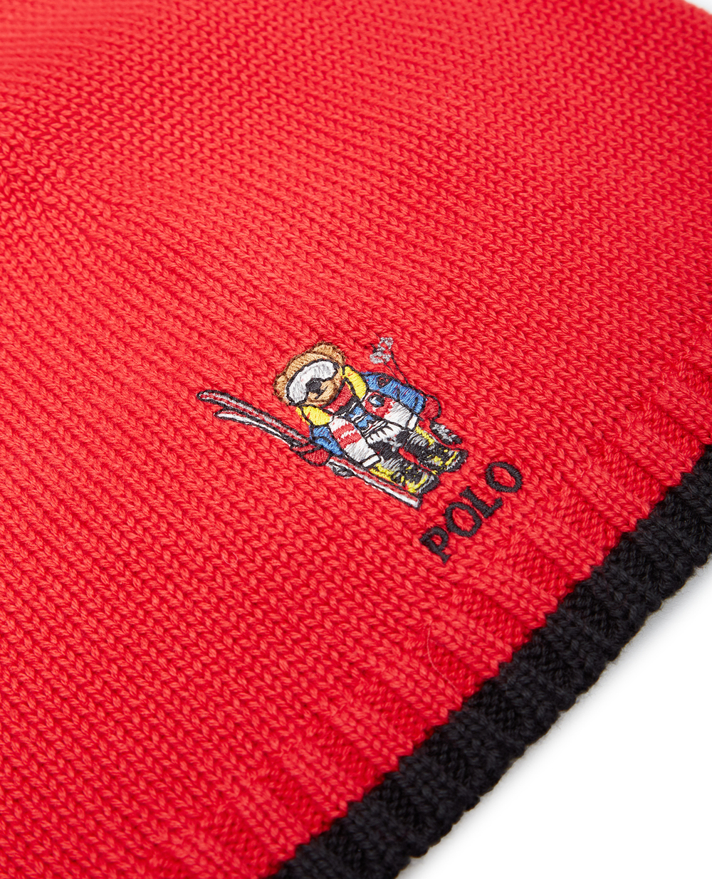 Дитяча шапка Polo Ralph Lauren Kids 322882406002, красный колір • Купити в інтернет-магазині Kameron