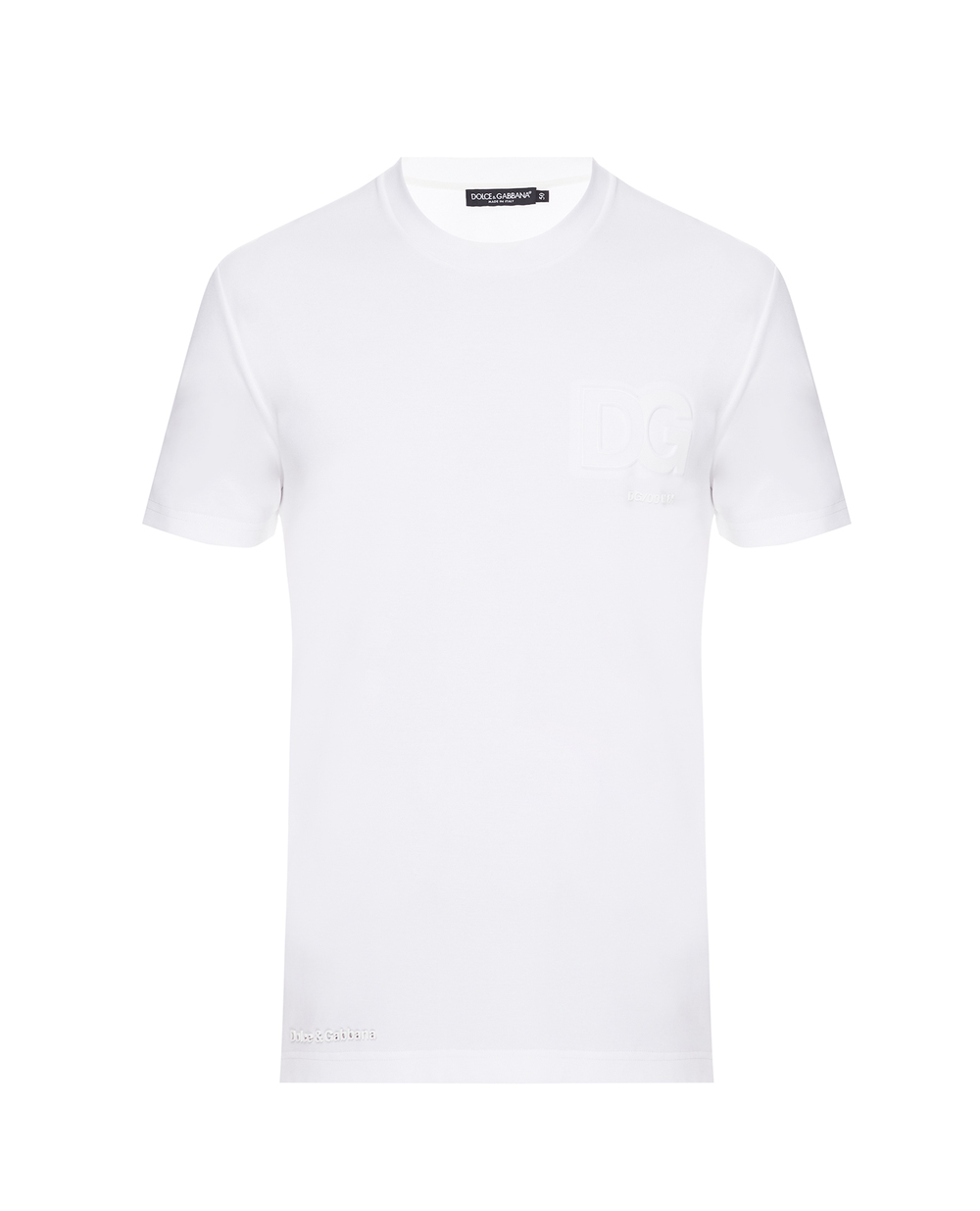 Футболка Dolce&Gabbana G8MT4Z-FUGK4, белый цвет • Купить в интернет-магазине Kameron