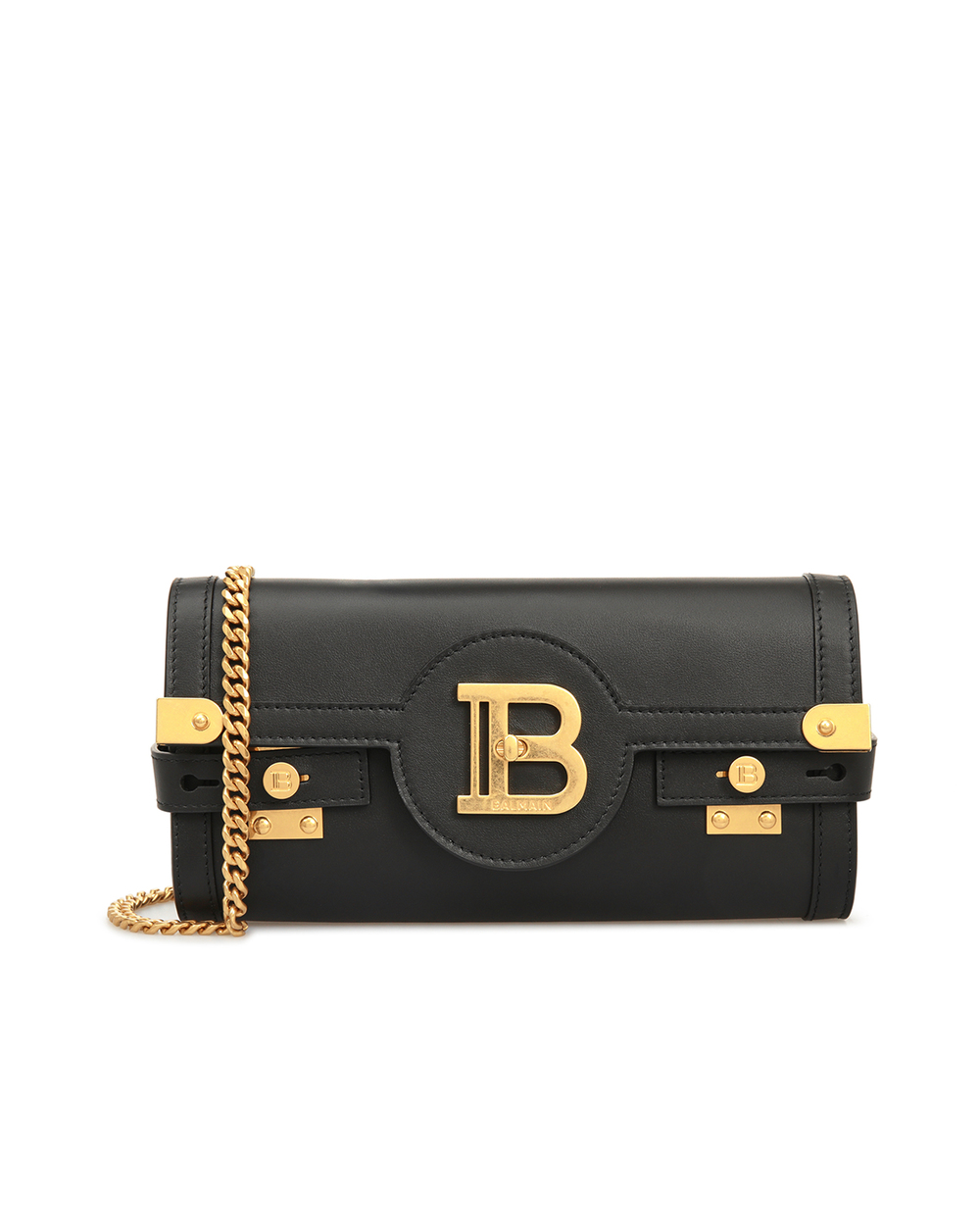 Кожаная сумка Balmain VN1S596LVPT, черный цвет • Купить в интернет-магазине Kameron