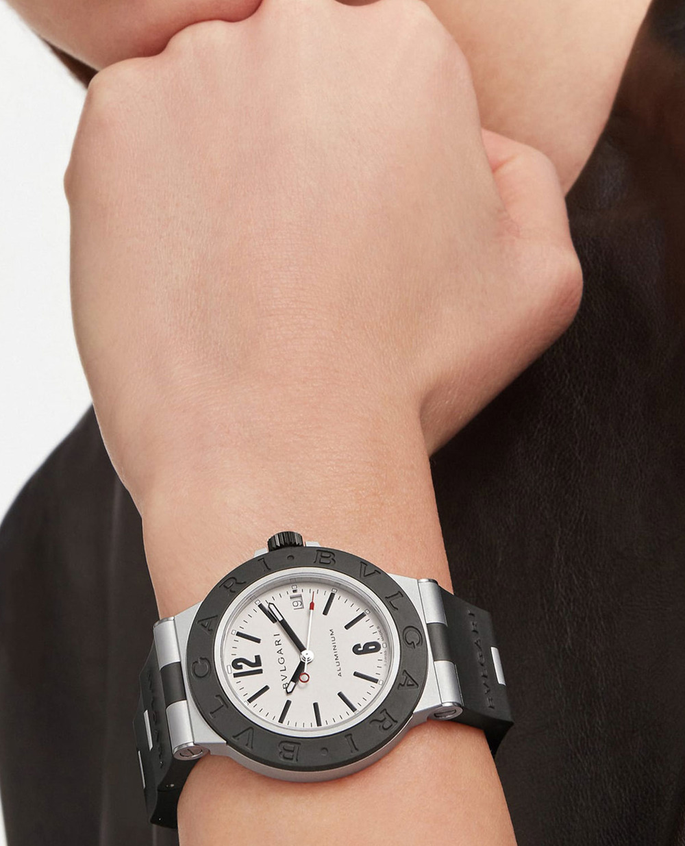 Часы Aluminium  Orologio Bulgari 103382, серый цвет • Купить в интернет-магазине Kameron