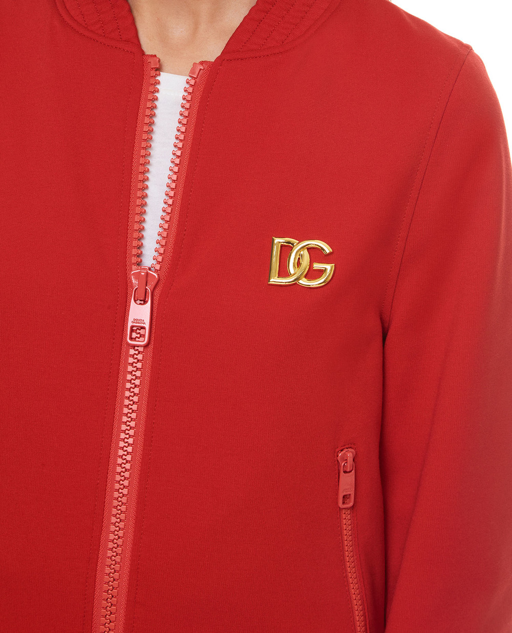 Спортивна кофта Dolce&Gabbana F9L01T-GDO95, красный колір • Купити в інтернет-магазині Kameron
