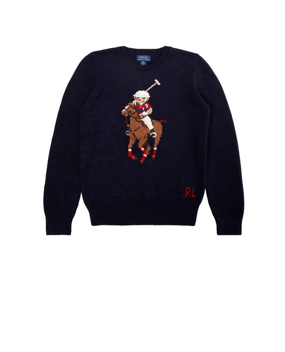 Детский свитер Polo Bear Polo Ralph Lauren Kids 311850441001, синий цвет • Купить в интернет-магазине Kameron