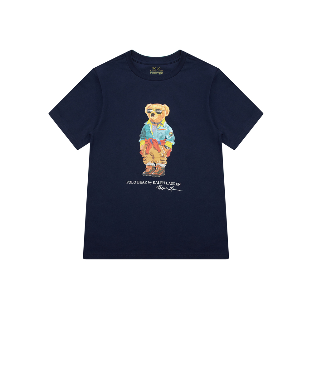 Детская футболка Polo Bear Polo Ralph Lauren Kids 322853828013, темно-синий цвет • Купить в интернет-магазине Kameron