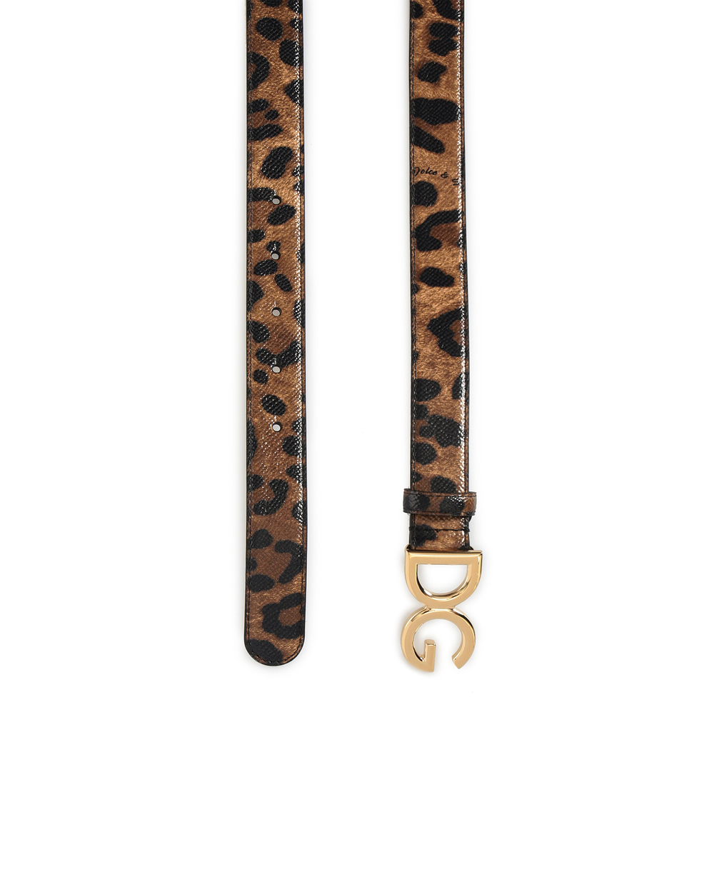 Кожаный ремень Dolce&Gabbana BE1297-AI915, коричневый цвет • Купить в интернет-магазине Kameron