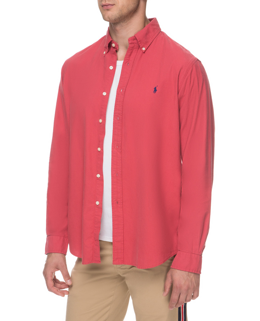 Рубашка Polo Ralph Lauren 710729232005, красный цвет • Купить в интернет-магазине Kameron