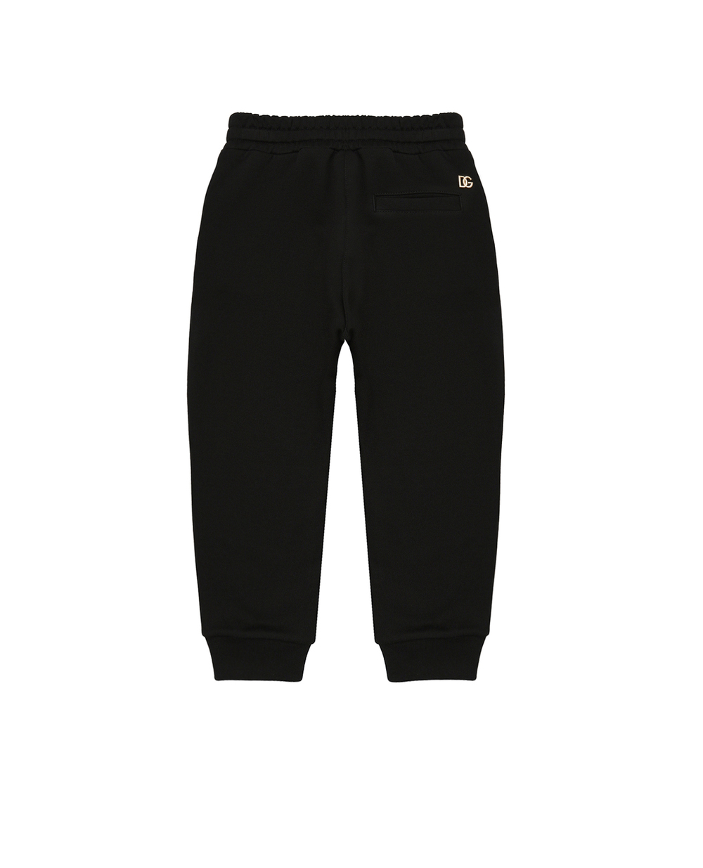 Спортивні брюки Dolce&Gabbana Kids L5JP7T-G7BDM-S, чорний колір • Купити в інтернет-магазині Kameron