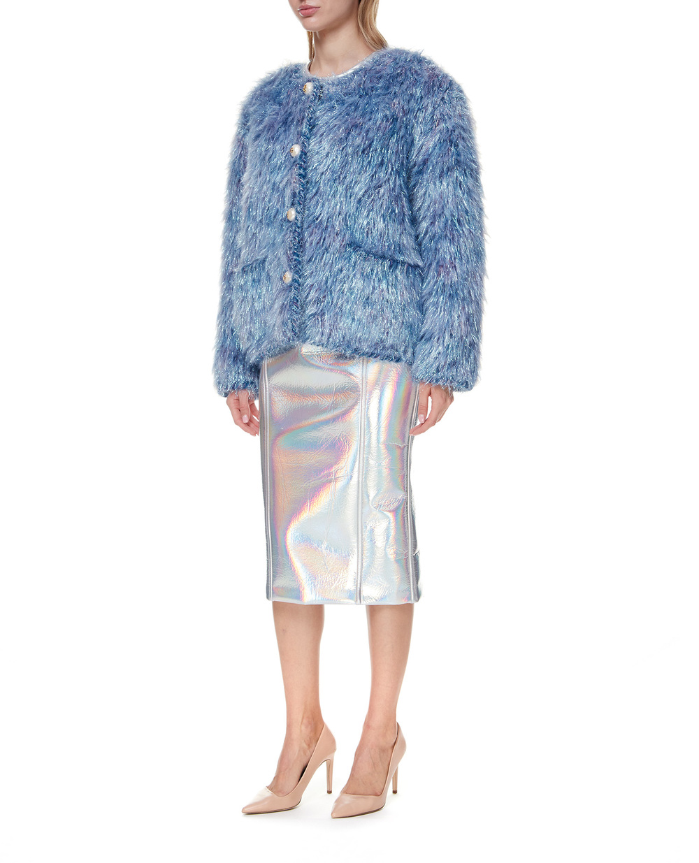 Кардиган Dolce&Gabbana FXE84T-JCMO7, голубой цвет • Купить в интернет-магазине Kameron