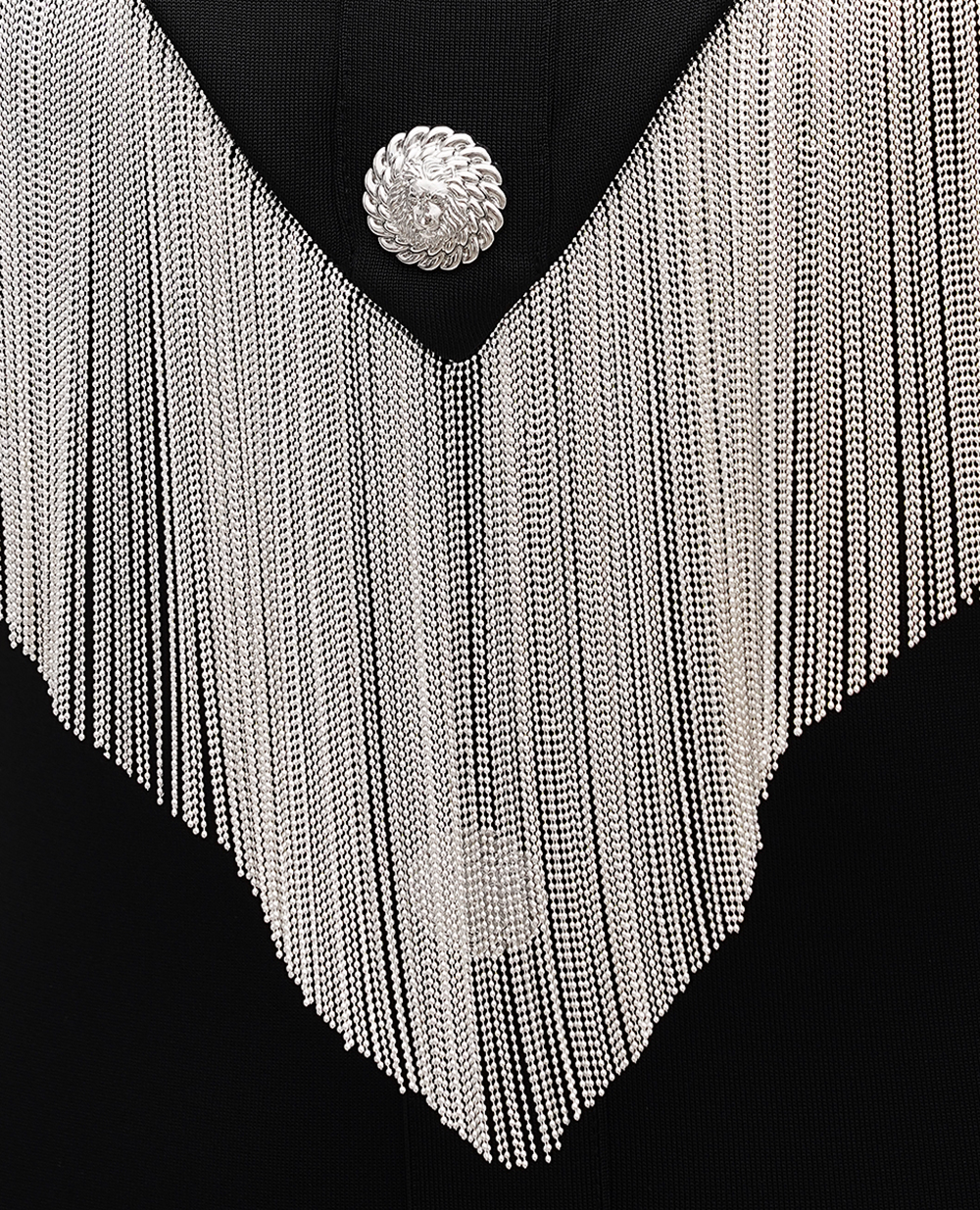 Платье Balmain CF1R7211JE44, черный цвет • Купить в интернет-магазине Kameron