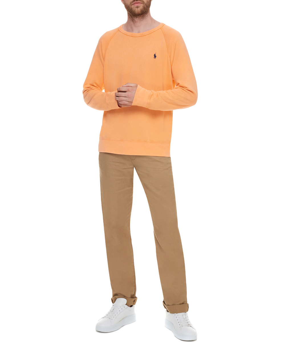 Світшот Polo Ralph Lauren 710644952031, помаранчевий колір • Купити в інтернет-магазині Kameron