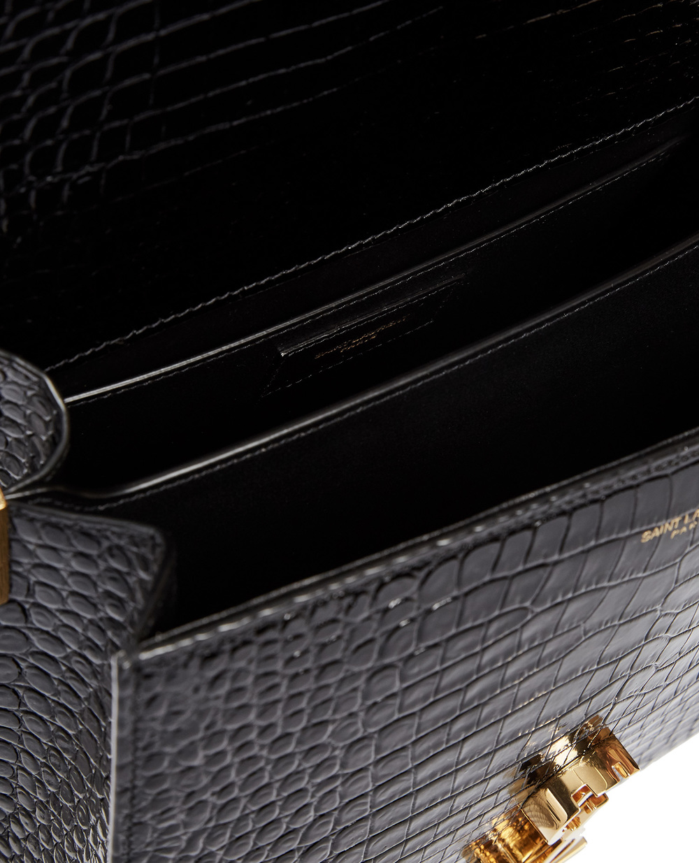 Шкіряна сумка Cassandra Saint Laurent 623931-DND0J, чорний колір • Купити в інтернет-магазині Kameron