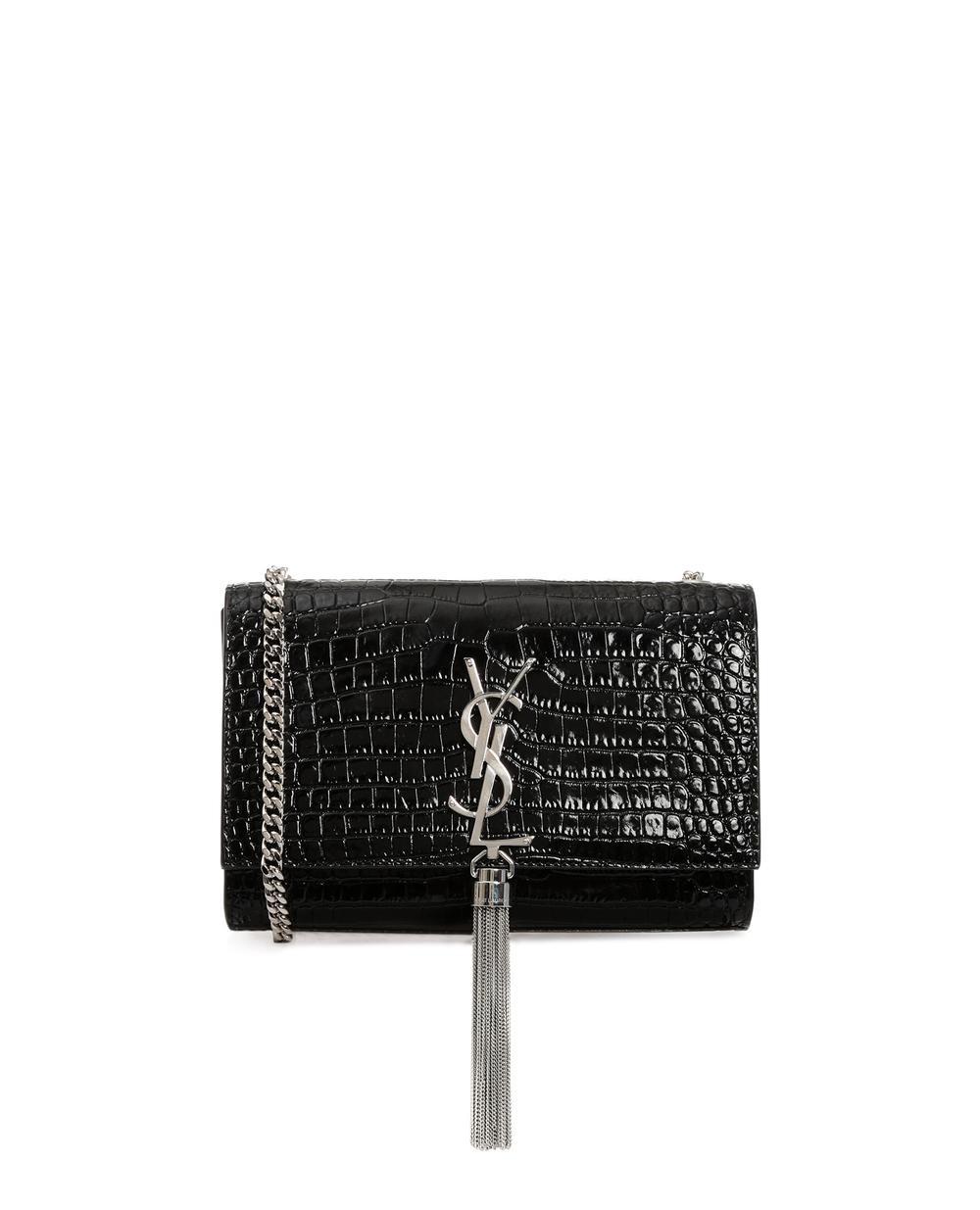 Кожаная сумка Kate Saint Laurent 474366-DND0N-, черный цвет • Купить в интернет-магазине Kameron