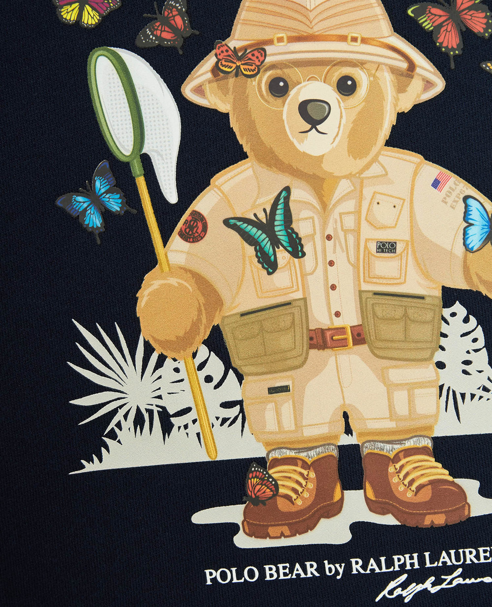 Детский свитшот Polo Bear Polo Ralph Lauren Kids 312849753001, синий цвет • Купить в интернет-магазине Kameron