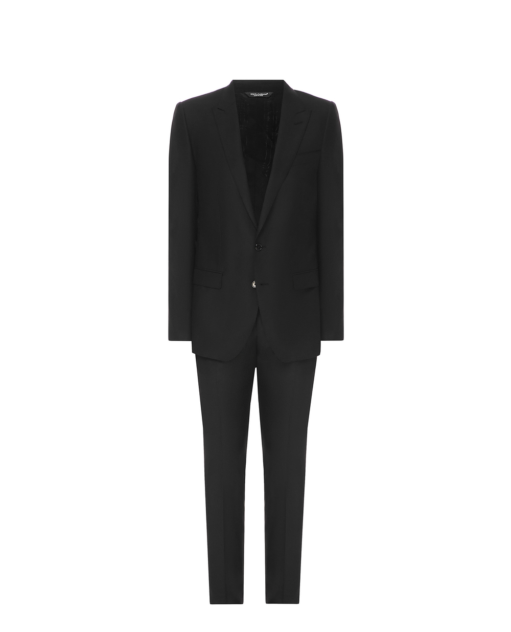 Шерстяной костюм (пиджак, жилет, брюки) Dolce&Gabbana GK3XMT-FU3H1, черный цвет • Купить в интернет-магазине Kameron