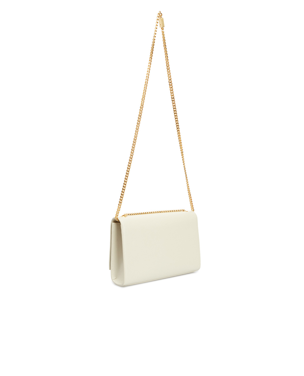 Шкіряна сумка Kate Medium Saint Laurent 364021-BOW0J-, білий колір • Купити в інтернет-магазині Kameron