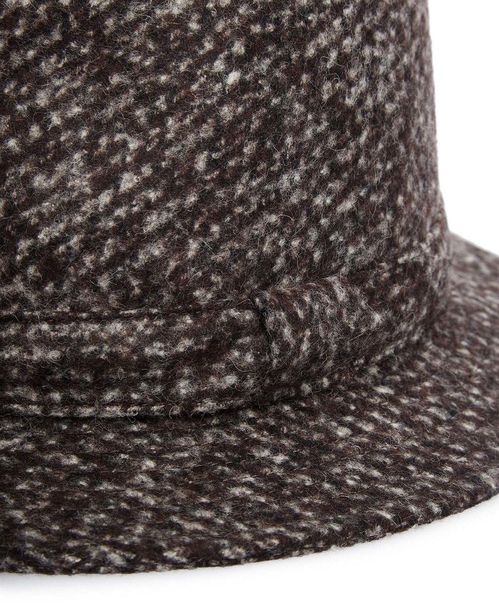 Шерстяная шляпа Dolce&Gabbana FH511A-FMMFV, коричневый цвет • Купить в интернет-магазине Kameron