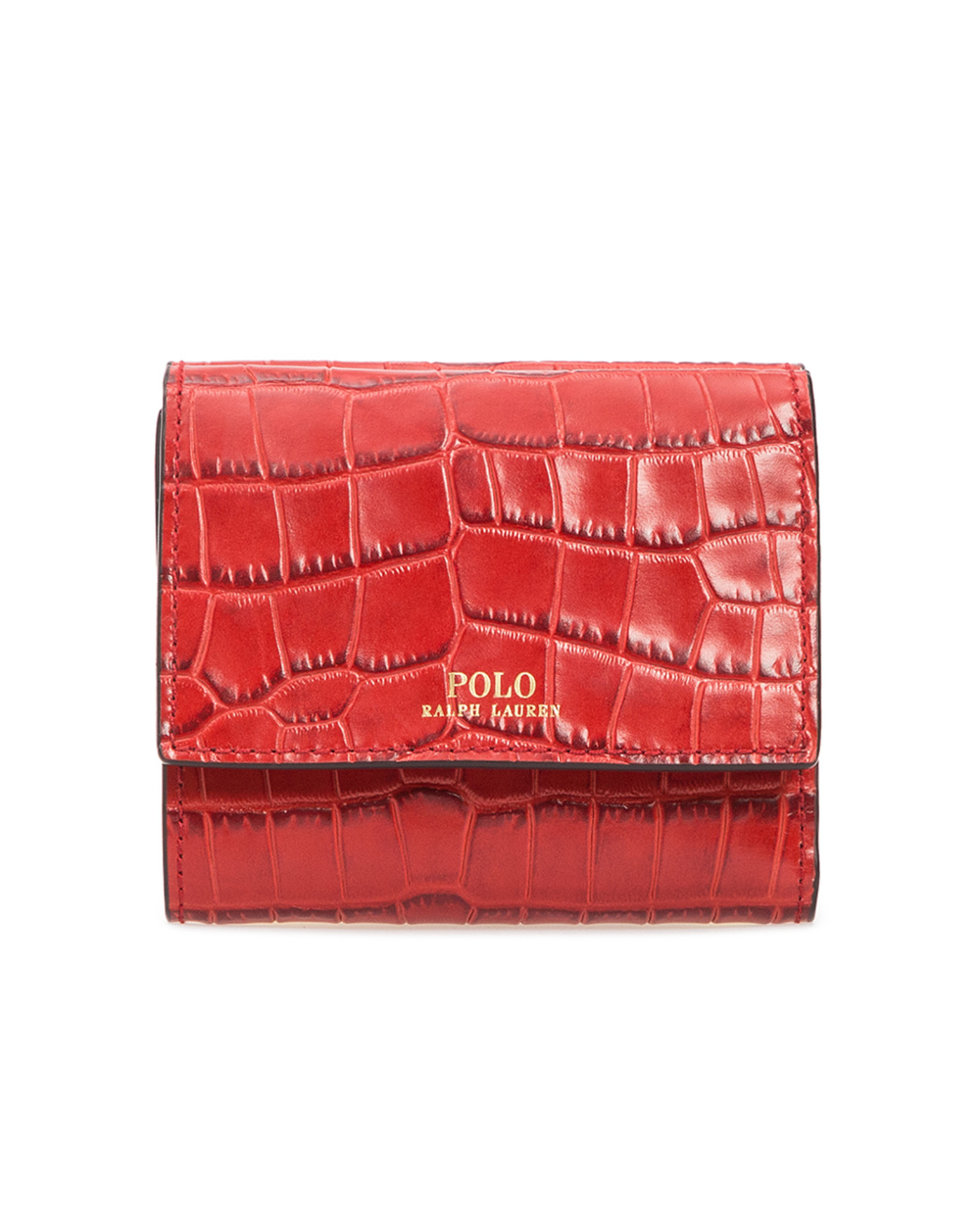 Кожаный кошелек Polo Ralph Lauren 427750110003, красный цвет • Купить в интернет-магазине Kameron