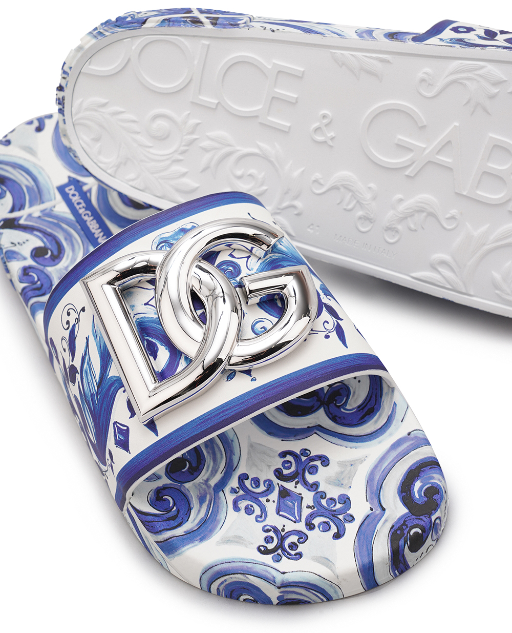 Слайдеры Dolce&Gabbana CW2059-AB816, белый цвет • Купить в интернет-магазине Kameron