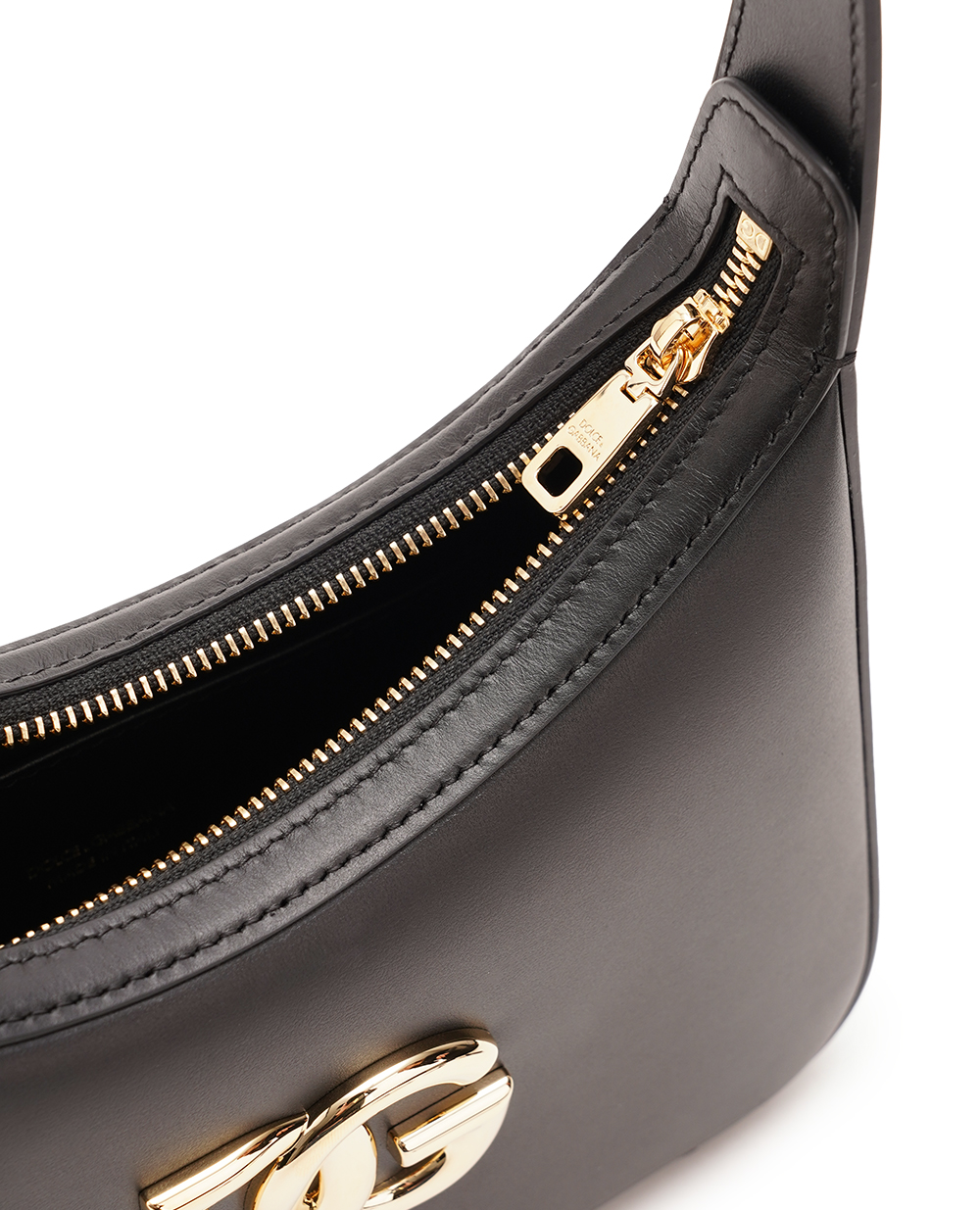 Кожаная сумка 3.5 Shoulder Dolce&Gabbana BB7598-AW576, черный цвет • Купить в интернет-магазине Kameron