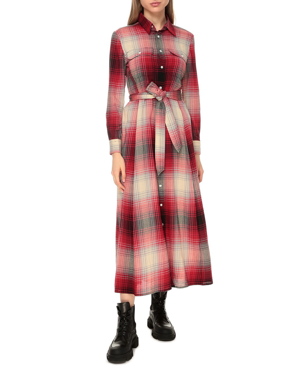 Платье Polo Ralph Lauren 211800586001, разноцветный цвет • Купить в интернет-магазине Kameron