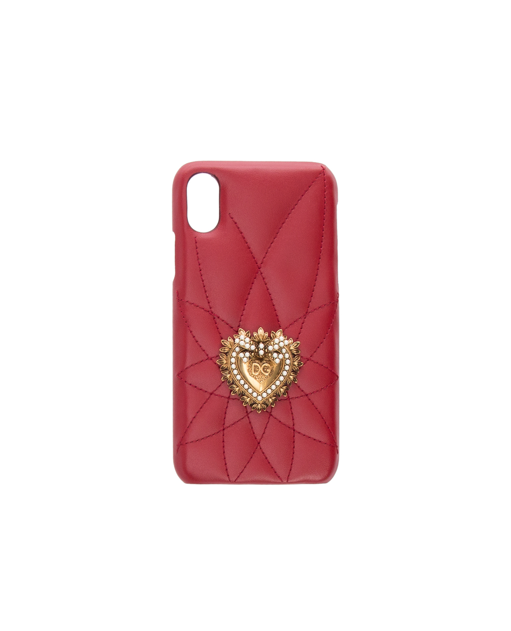 Чехол для iPhone X/XS Devotion Dolce&Gabbana BI2409-AJ114, бордовый цвет • Купить в интернет-магазине Kameron