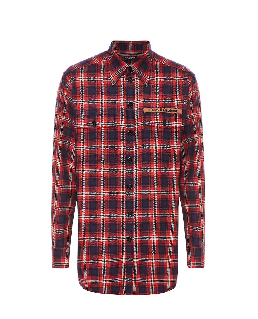Шерстяная рубашка Dolce&Gabbana G5IY9T-FQ2H3, красный цвет • Купить в интернет-магазине Kameron