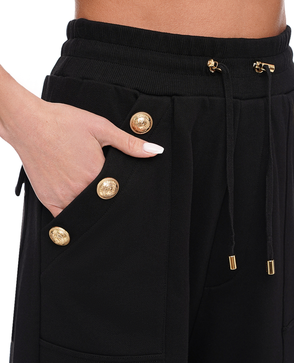 Спортивные брюки Balmain CF1OB211JB13, черный цвет • Купить в интернет-магазине Kameron