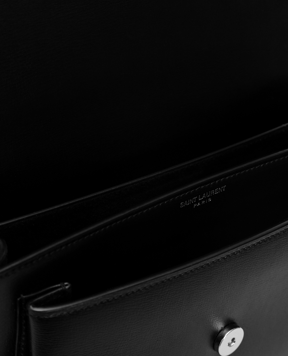 Шкіряна сумка Sunset Medium Saint Laurent 442906-D420N-, чорний колір • Купити в інтернет-магазині Kameron