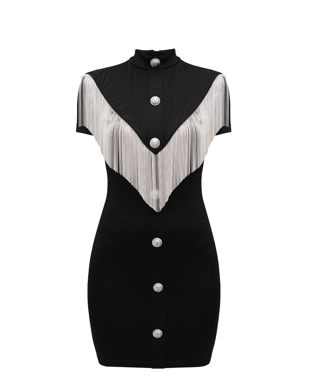 Сукня Balmain CF1R7211JE44, чорний колір • Купити в інтернет-магазині Kameron
