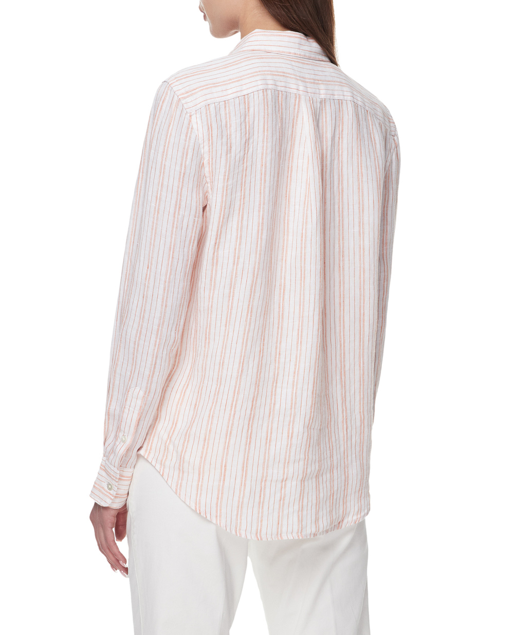 Льняная рубашка Polo Ralph Lauren 211910644002, оранжевый цвет • Купить в интернет-магазине Kameron