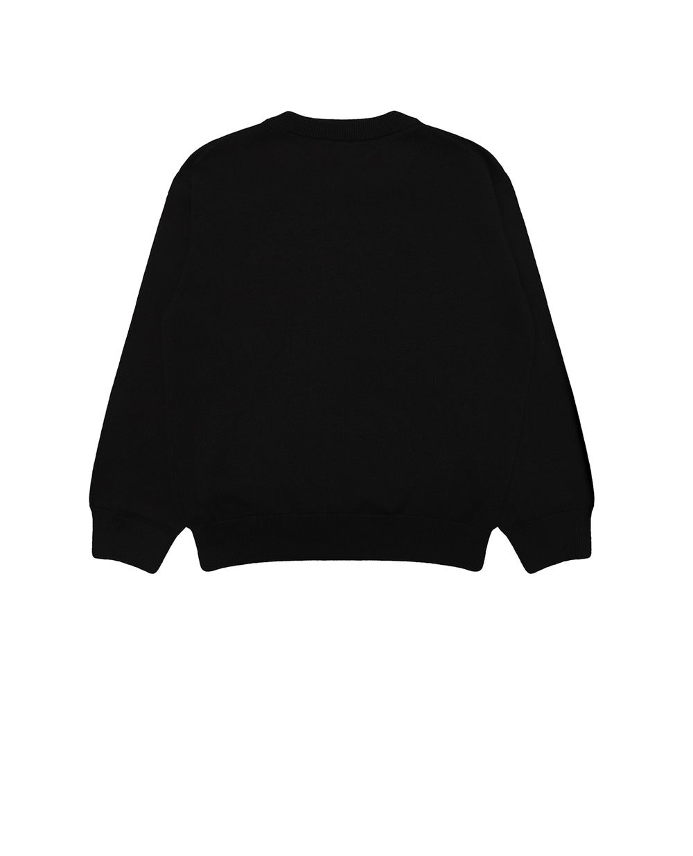 Детский шерстяной джемпер Dolce&Gabbana Kids L4KWD4-JBVW5-S, черный цвет • Купить в интернет-магазине Kameron