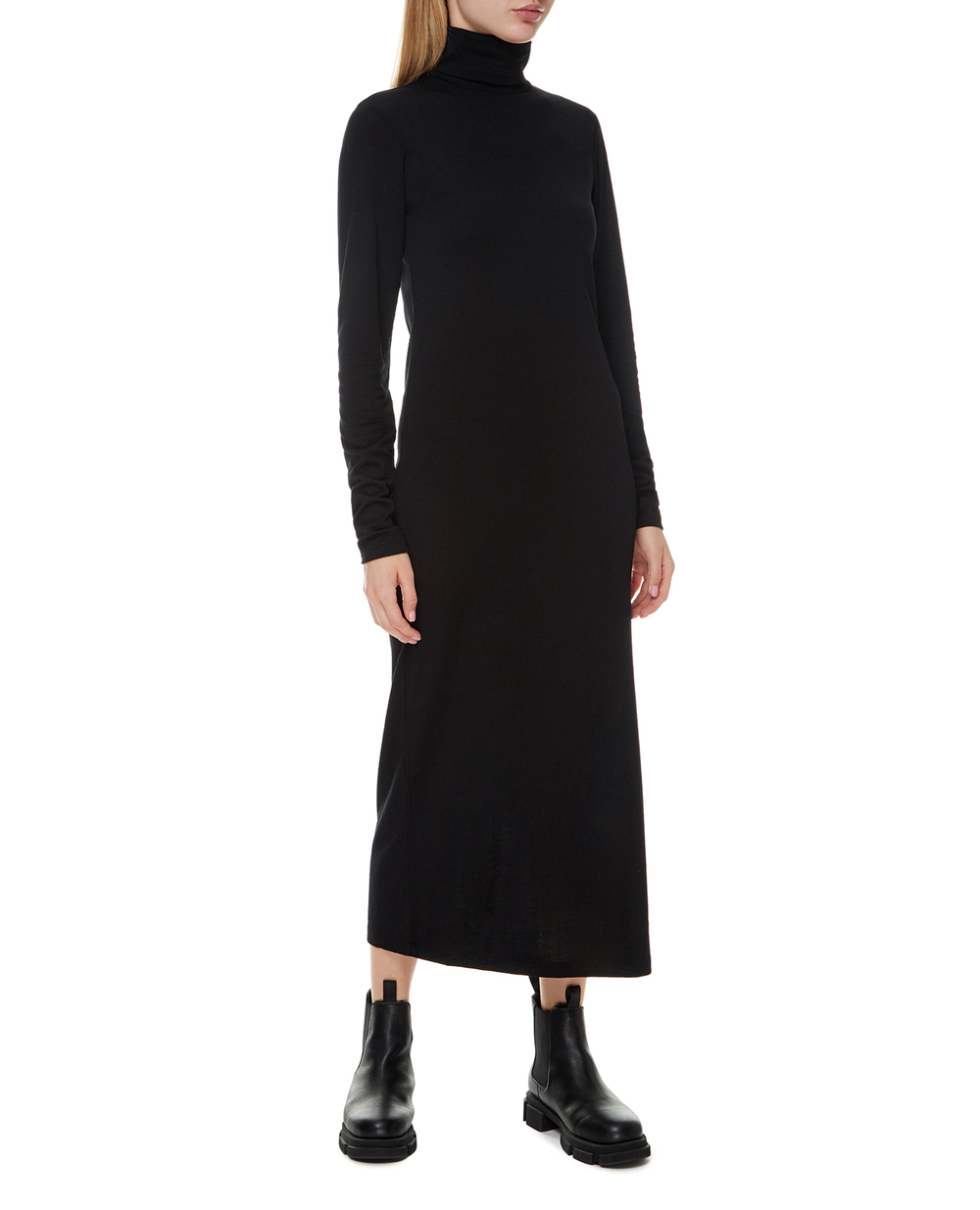 Вовняна сукня Polo Ralph Lauren 211763521001, чорний колір • Купити в інтернет-магазині Kameron