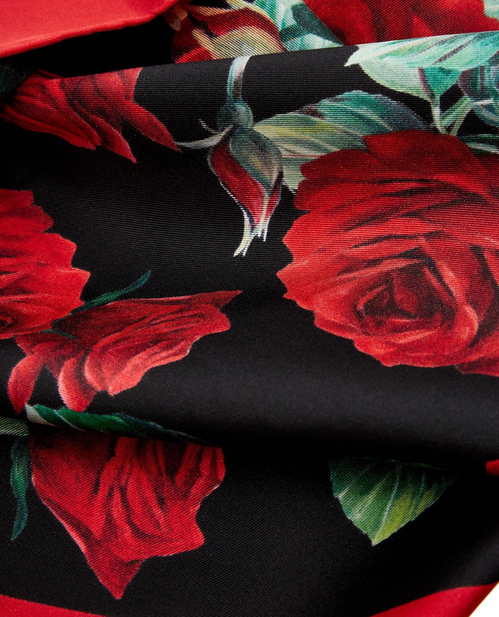 Шелковый платок Dolce&Gabbana FN092R-G0TGI, черный цвет • Купить в интернет-магазине Kameron