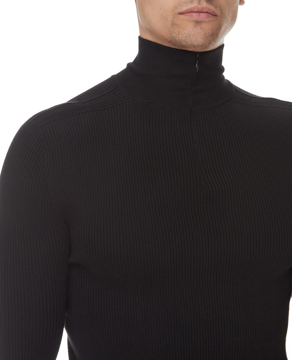 Вовняний гольф Dolce&Gabbana GXH26T-JBVJ7, чорний колір • Купити в інтернет-магазині Kameron