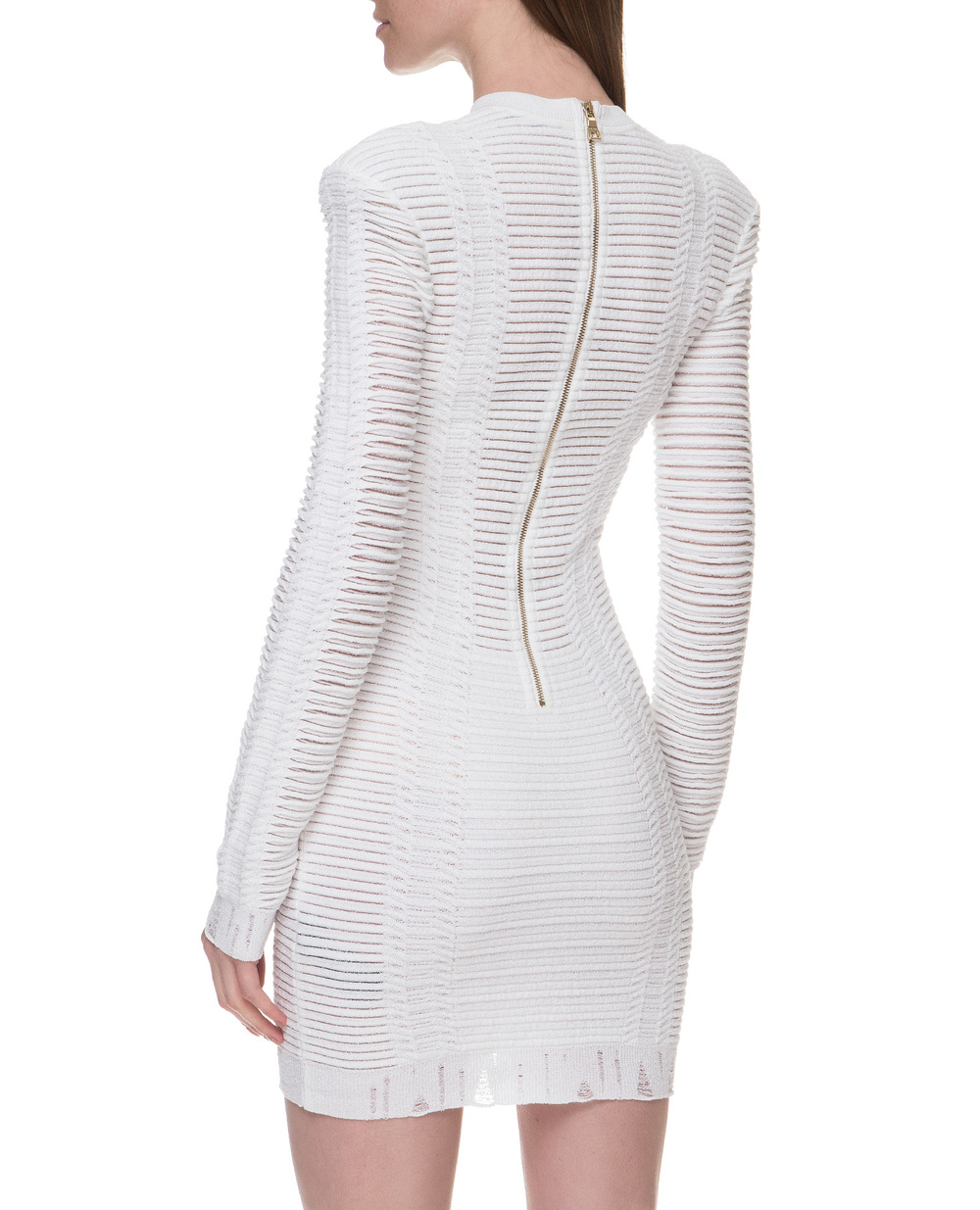 Платье Balmain TF16231K017, белый цвет • Купить в интернет-магазине Kameron