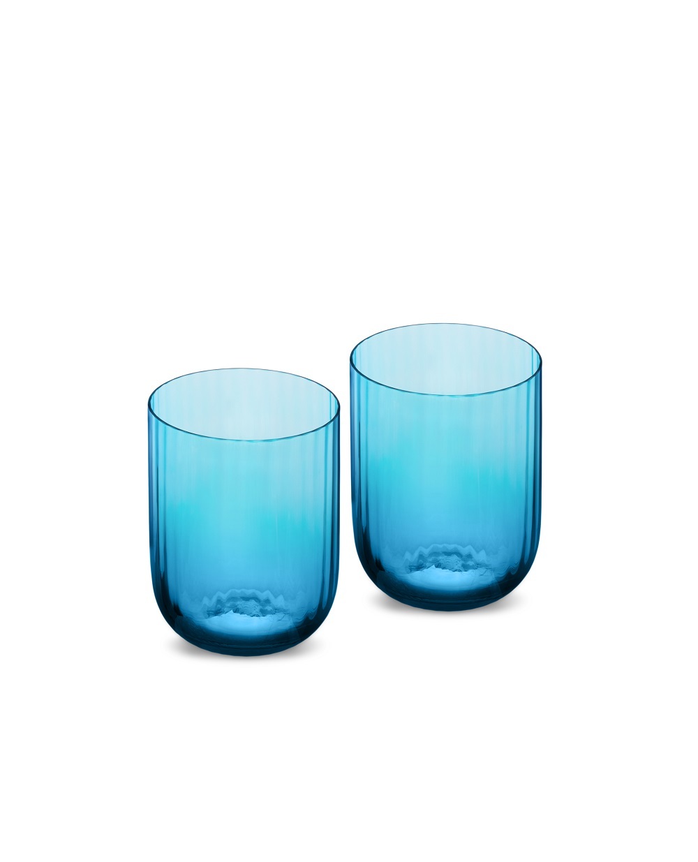 Набір склянок для води з муранського скла Dolce&Gabbana TCBS05-TCA34, блакитний колір • Купити в інтернет-магазині Kameron