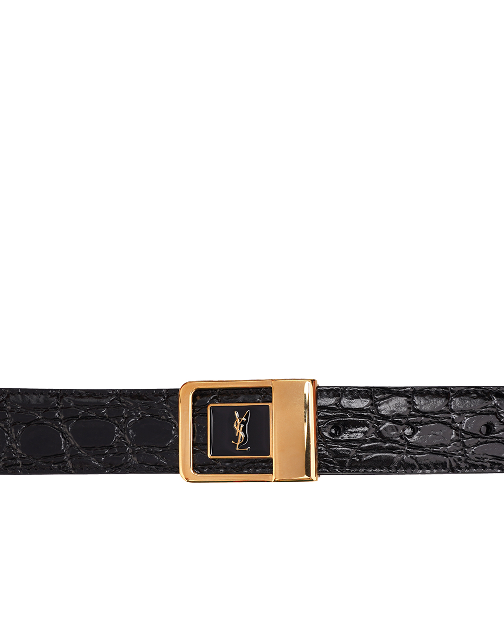 Ремінь Saint Laurent 732556-1ZQ8J, чорний колір • Купити в інтернет-магазині Kameron