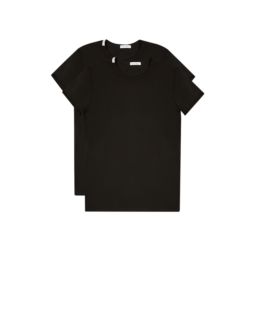 Дитяча футболка (2 шт) Dolce&Gabbana Kids L4J703-G7OCU, чорний колір • Купити в інтернет-магазині Kameron