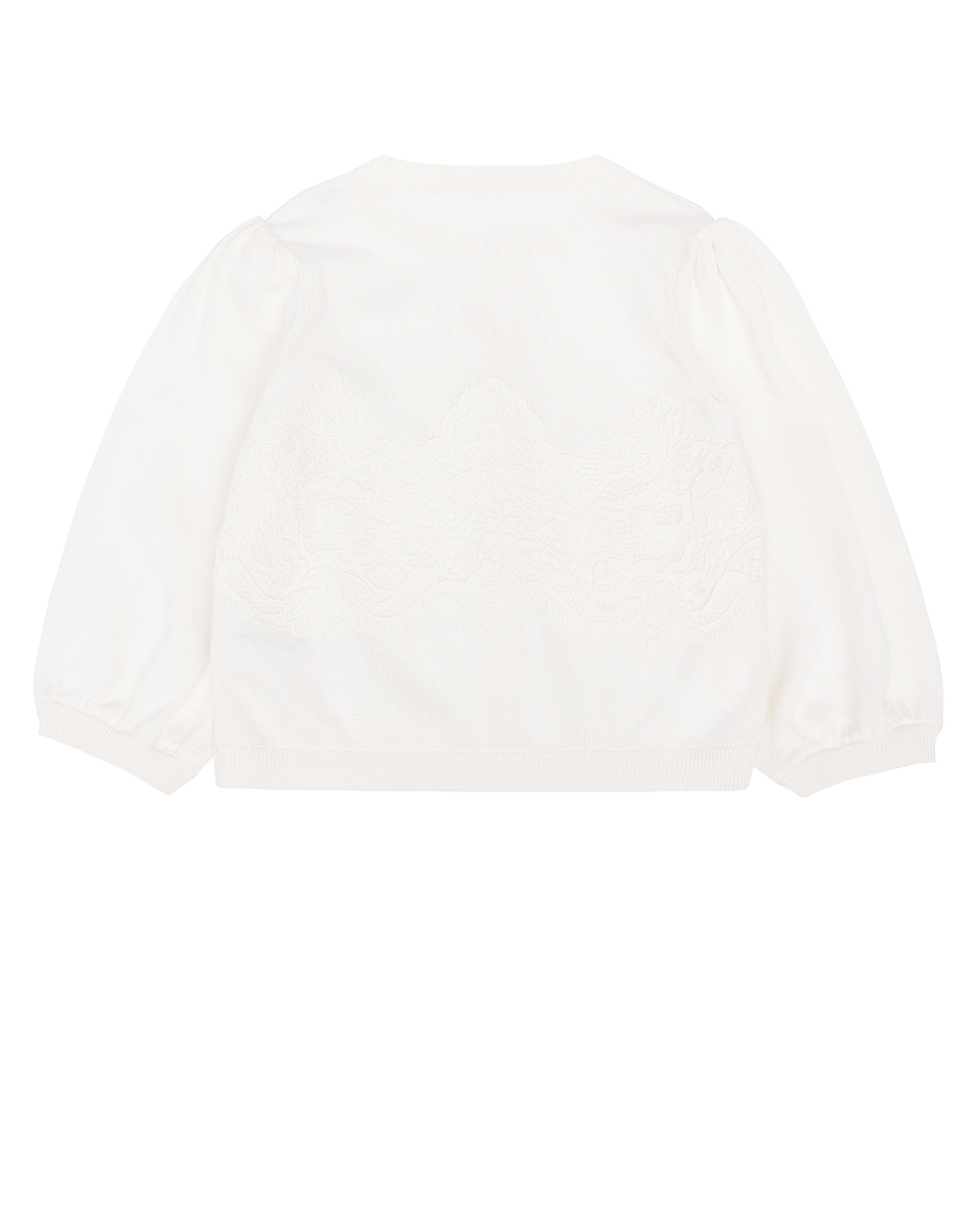 Детский кардиган Dolce&Gabbana Kids L2KW42-JASFI, белый цвет • Купить в интернет-магазине Kameron