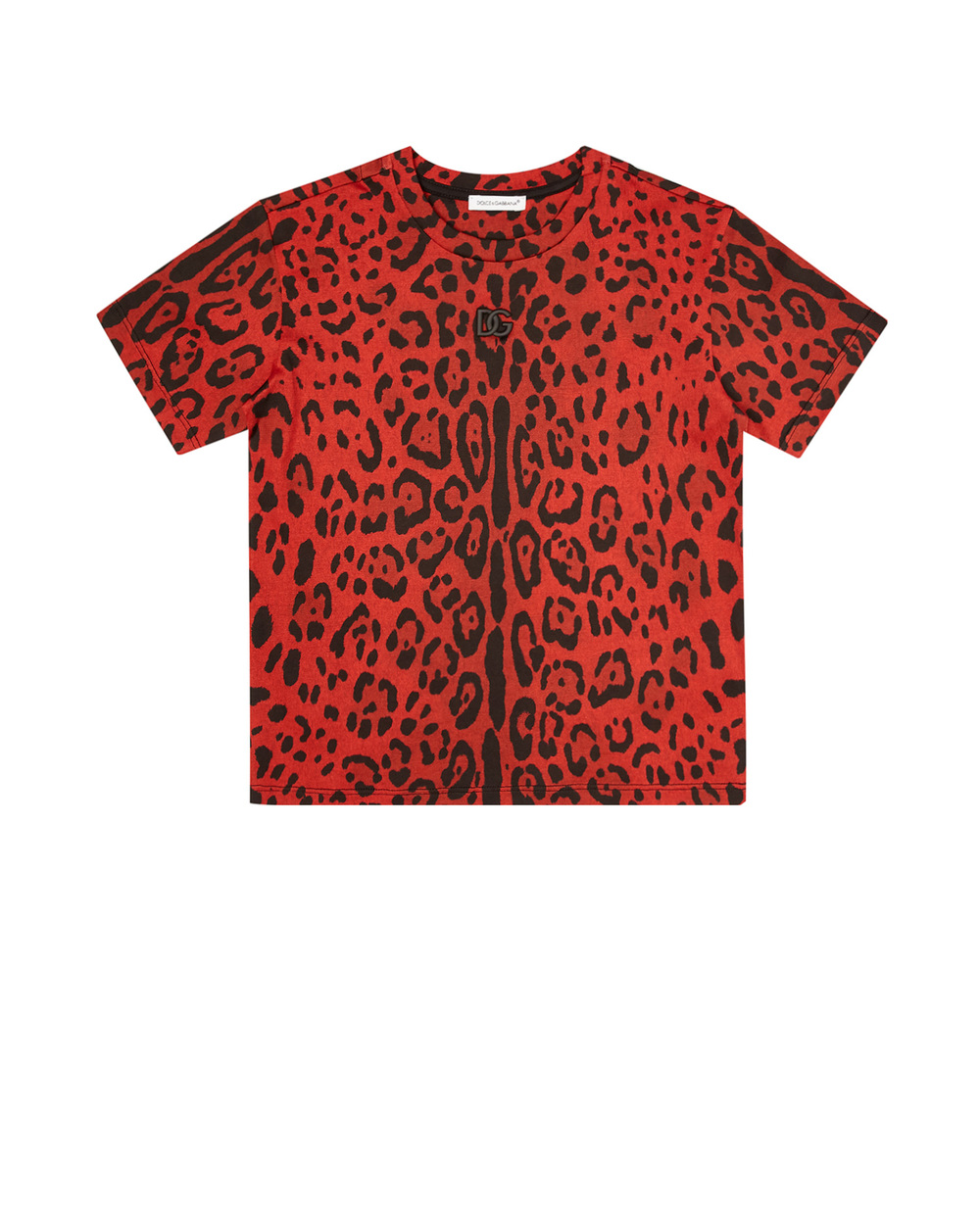 Футболка Dolce&Gabbana Kids L4JTDM-G7BTG-S, красный цвет • Купить в интернет-магазине Kameron