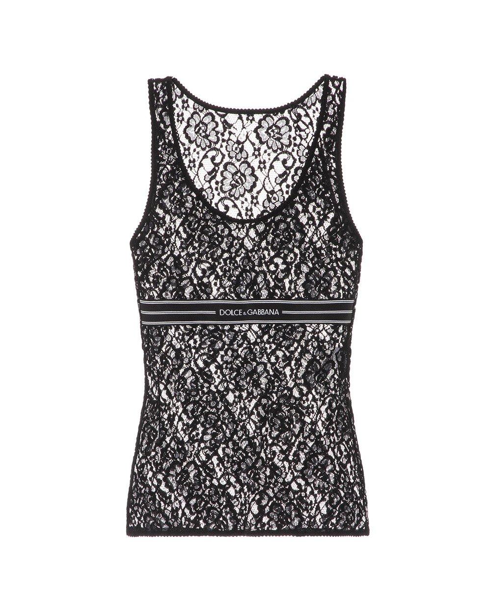 Топ Dolce&Gabbana F74F6T-FLMPS, чорний колір • Купити в інтернет-магазині Kameron