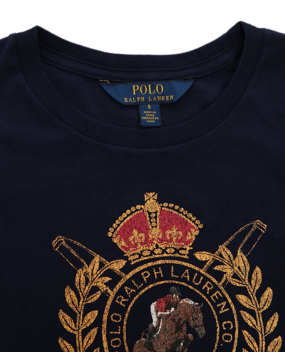 Детская футболка Polo Ralph Lauren Kids 312767709001, синий цвет • Купить в интернет-магазине Kameron