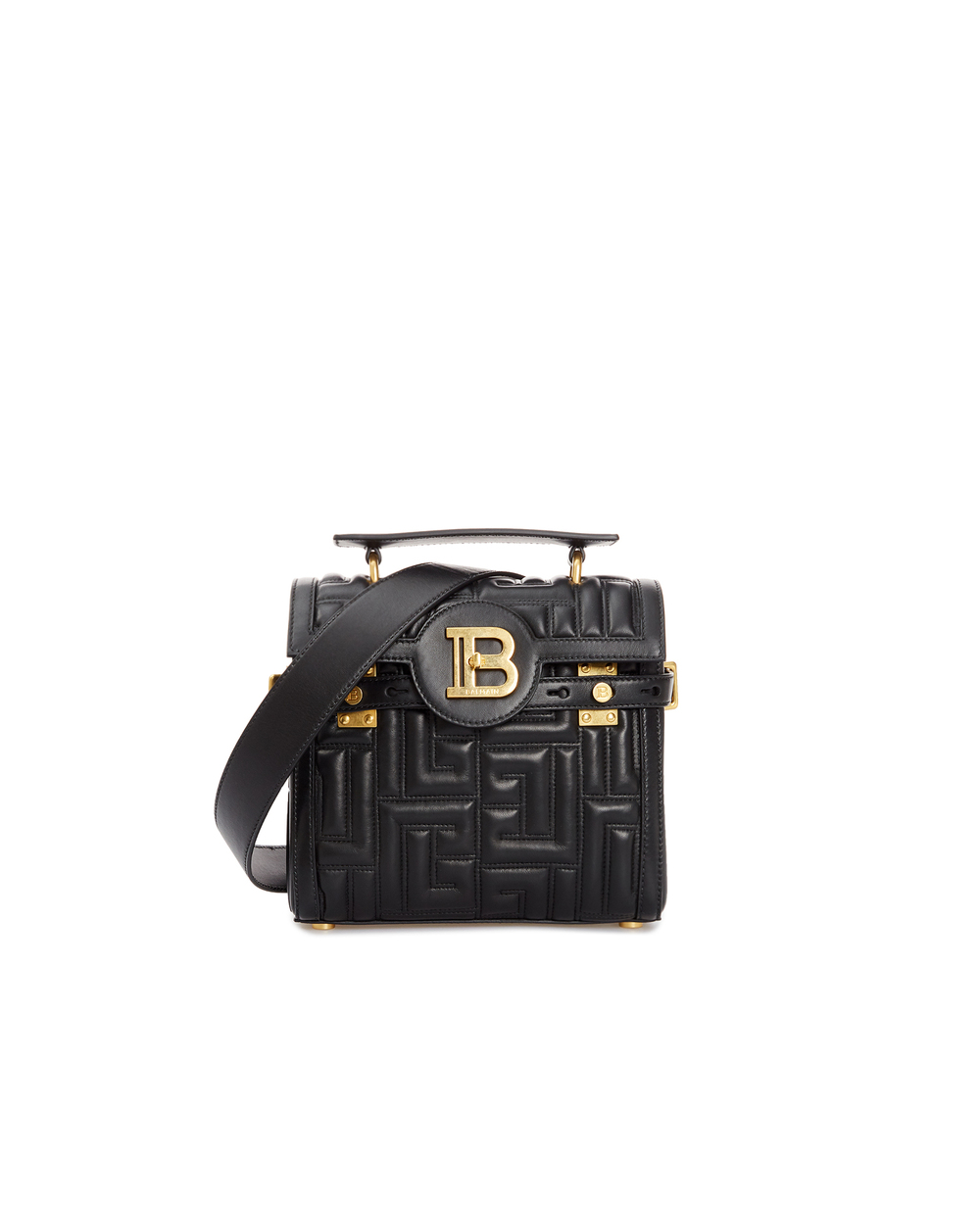 Кожаная сумка Balmain YN1DB530LNDV, черный цвет • Купить в интернет-магазине Kameron