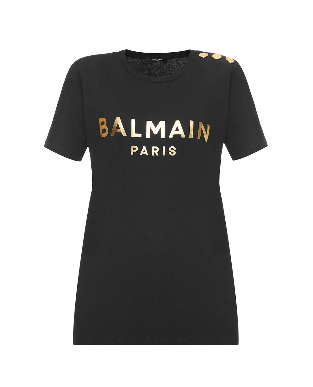 Футболка Balmain WF1EF005B097, чорний колір • Купити в інтернет-магазині Kameron