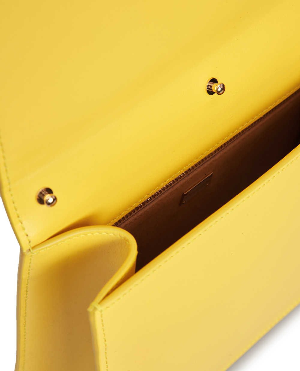 Кожаная сумка DG Logo Small Dolce&Gabbana BB7287-AW576, желтый цвет • Купить в интернет-магазине Kameron