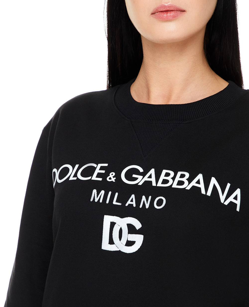 Свитшот Dolce&Gabbana F9I50Z-G7XJQ, черный цвет • Купить в интернет-магазине Kameron