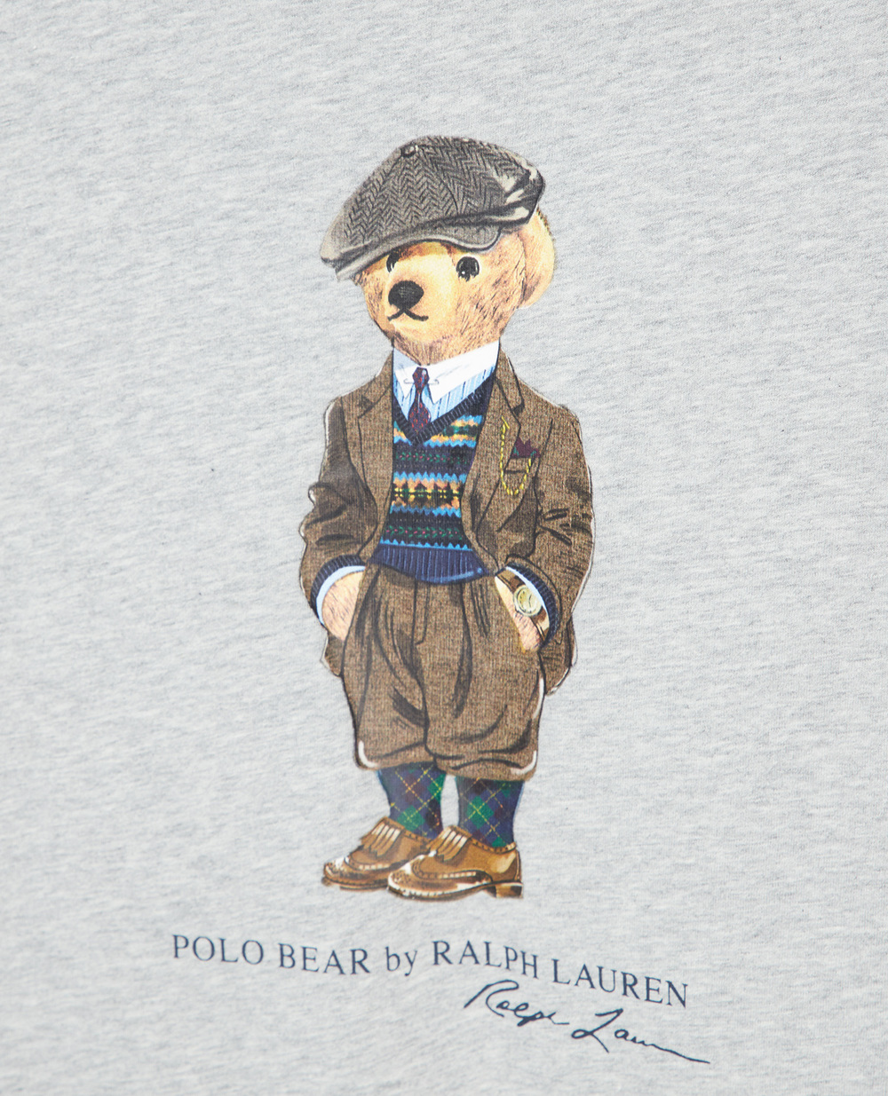 Футболка Polo Bear Polo Ralph Lauren 710853310014, серый цвет • Купить в интернет-магазине Kameron