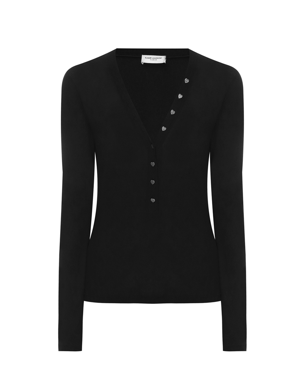 Пуловер Saint Laurent 683744-YB2OZ, чорний колір • Купити в інтернет-магазині Kameron