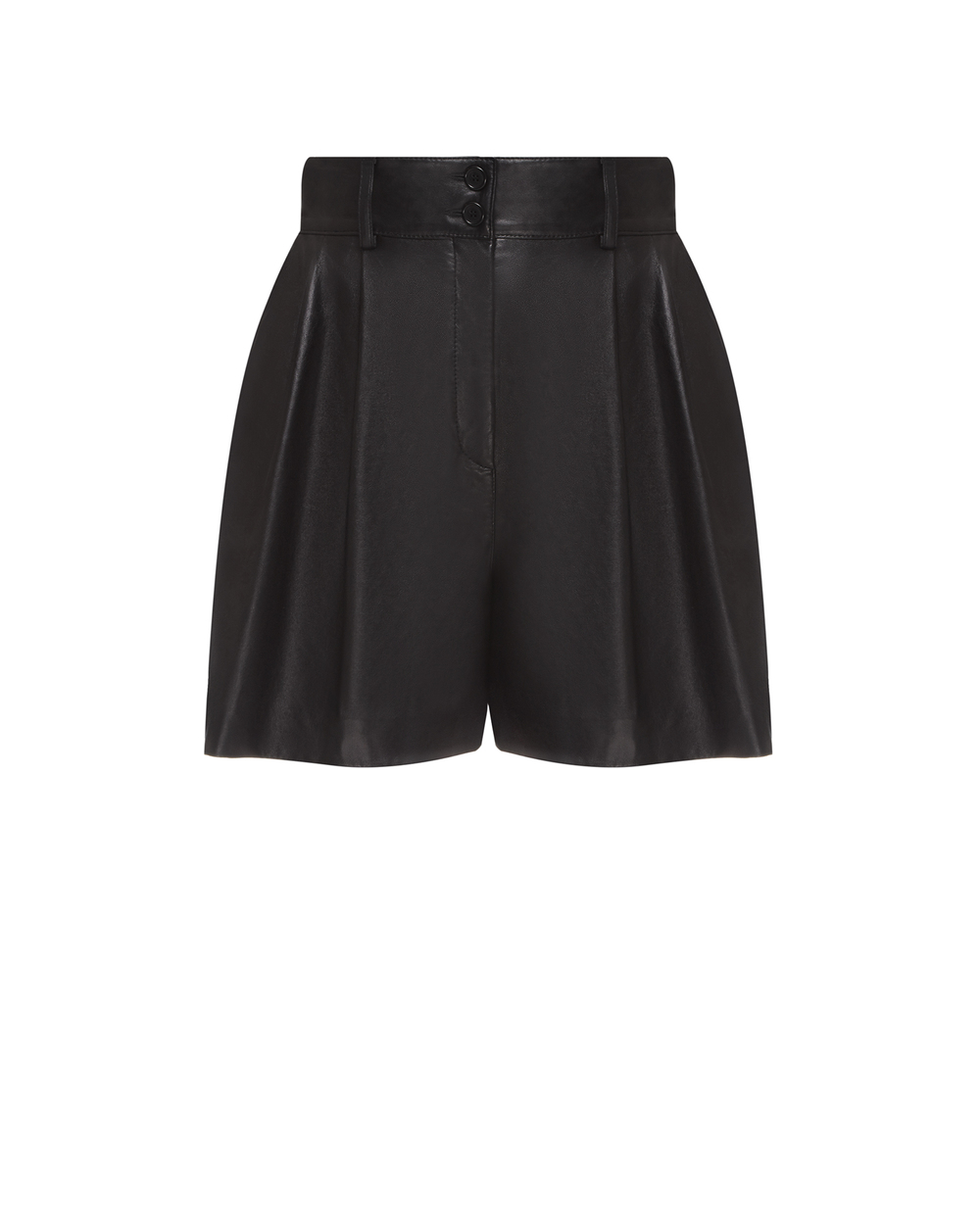 Шкіряні шорти Dolce&Gabbana FTBYSL-HULJ7, чорний колір • Купити в інтернет-магазині Kameron