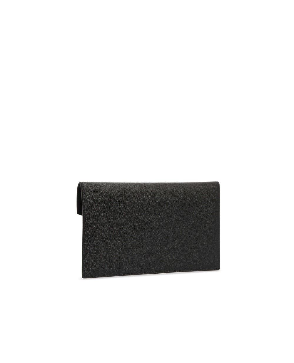 Кожаный клатч Uptown Saint Laurent 565739-1GF0J, черный цвет • Купить в интернет-магазине Kameron